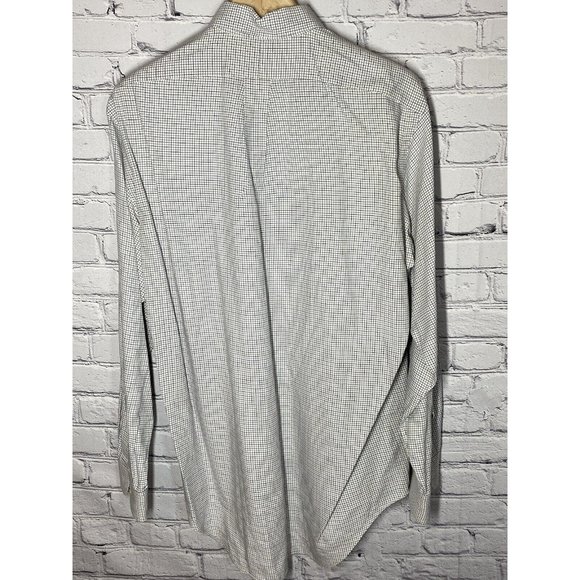 Ralph Lauren Mens Long Sleeve Check Yarmouth Button Down Shirt Black Blue‎ Read - Picture 2 of 9